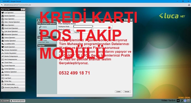 KrediKarti modülünü incele